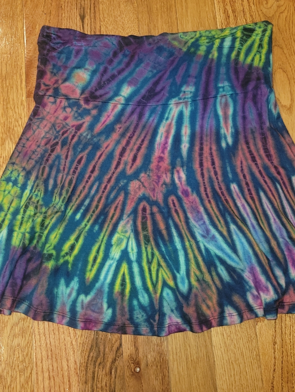 Tie-Dye Skater Skirt Or Strapless Top